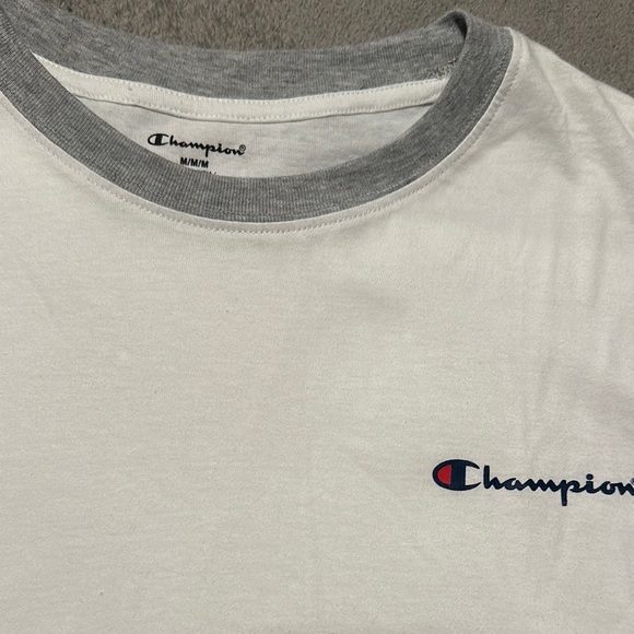 Champion Men's White T-Shirt - Picture 3 of 3